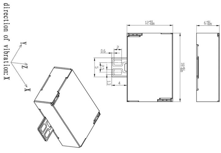 VL181206-120H LRA LINEAR VIBRATION MOTOR DRAWING VL181206-120H LRA LINEAR VIBRATION MOTOR DRAWING